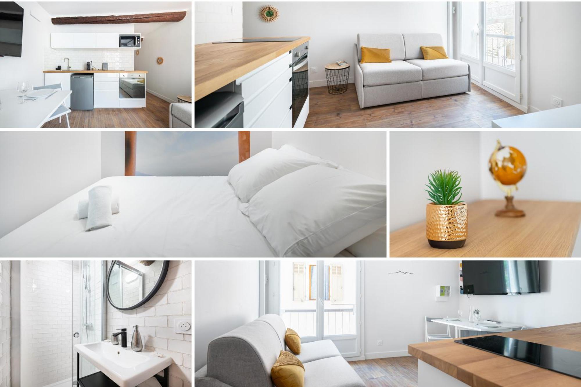 Apartamento Lou Baou - Calme - Lumineux - Wifi Gardanne Habitación foto