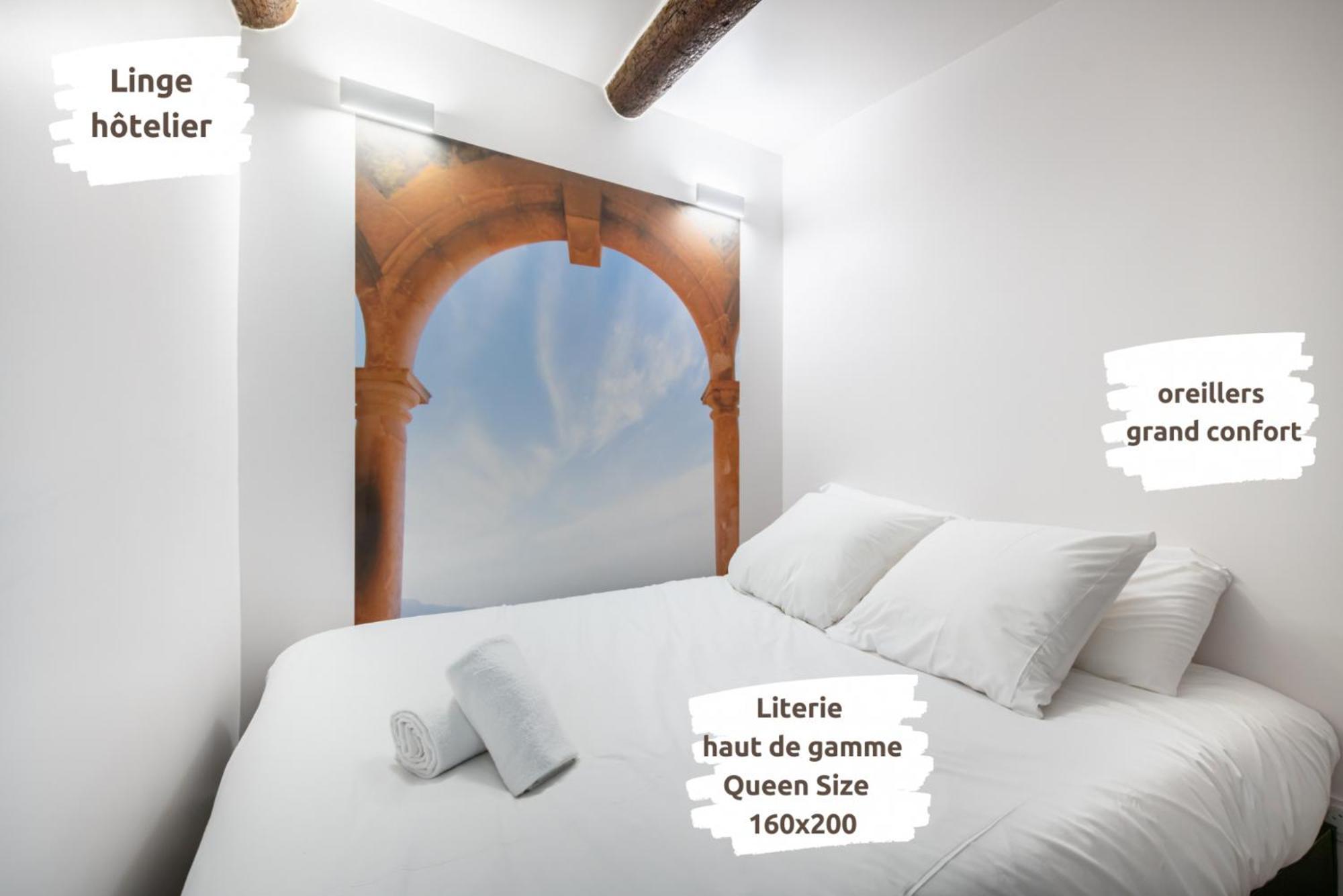 Apartamento Lou Baou - Calme - Lumineux - Wifi Gardanne Habitación foto