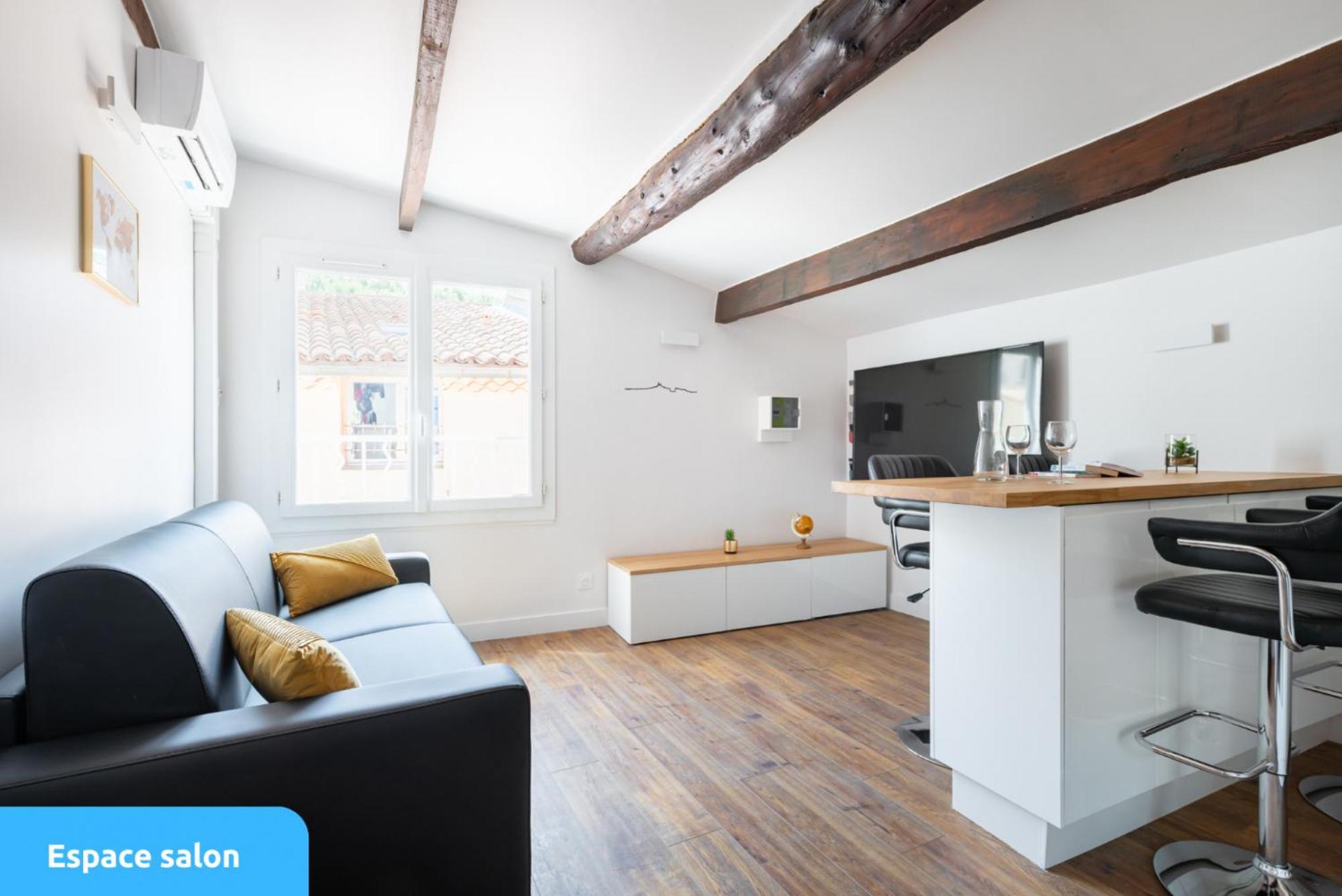 Apartamento Lou Baou - Calme - Lumineux - Wifi Gardanne Exterior foto