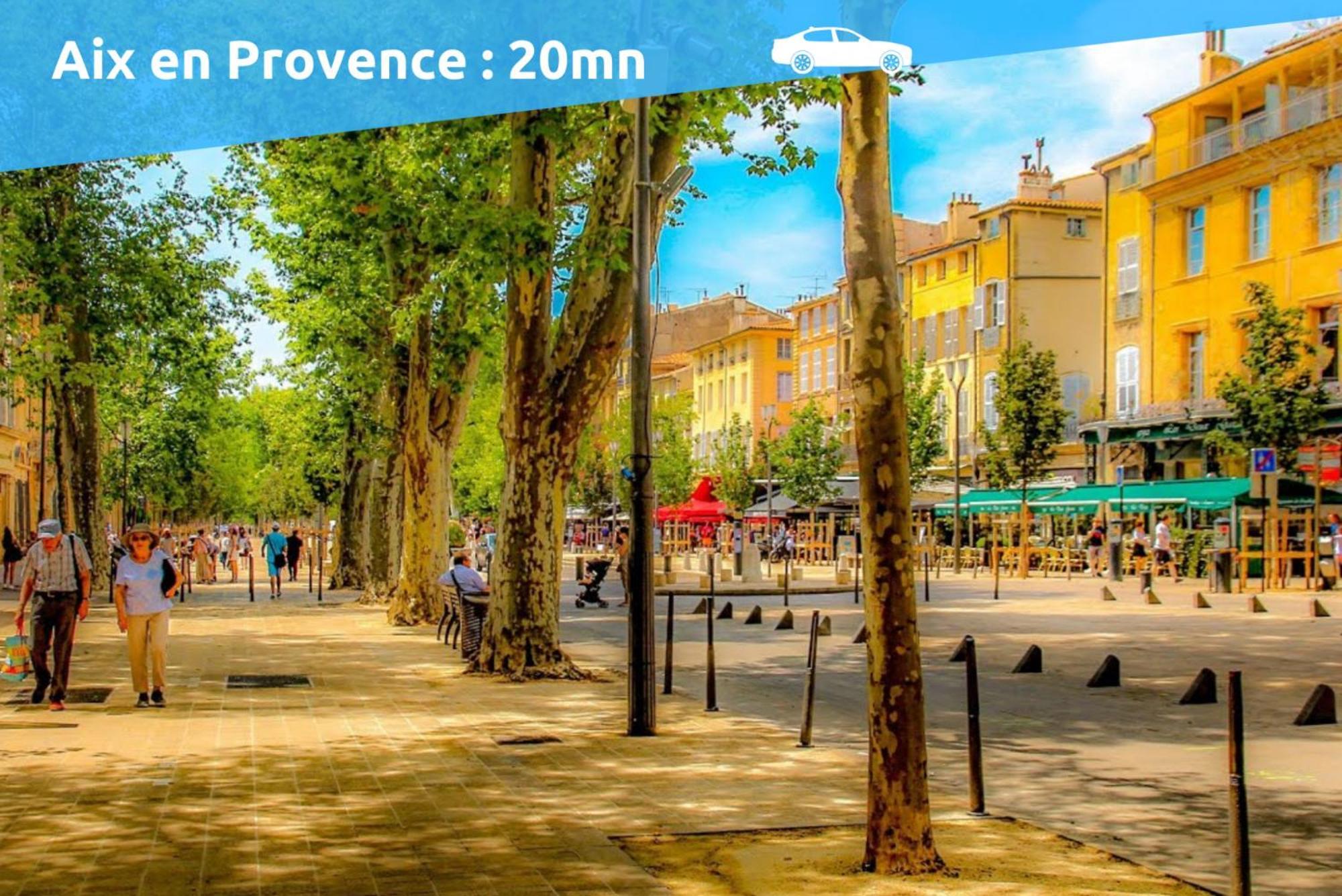Apartamento Lou Baou - Calme - Lumineux - Wifi Gardanne Exterior foto